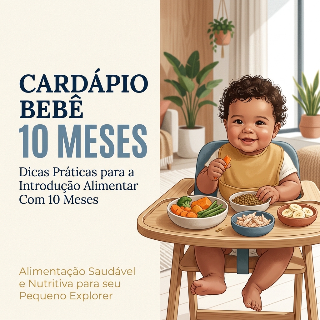 Cardápio Bebê 10 Meses: 25 Receitas e Cardápio Semanal Completo