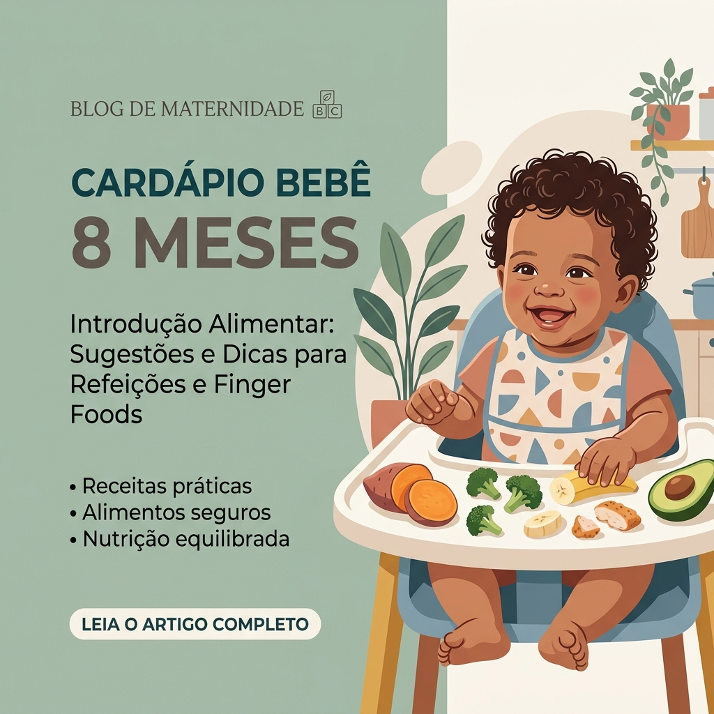 Cardápio Bebê 8 Meses: Finger Foods, Textura e Cardápio Semanal