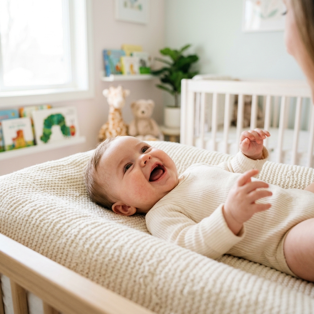 Desenvolvimento do Bebê 4 Meses: Gargalhadas, Rolamento e Muito Mais