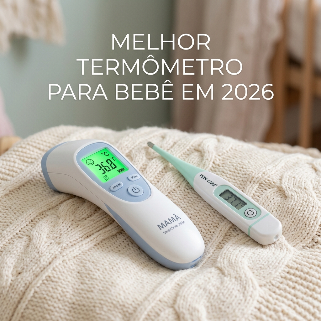 Melhor Termômetro para Bebê 2026: Infravermelho, Digital e de Ouvido
